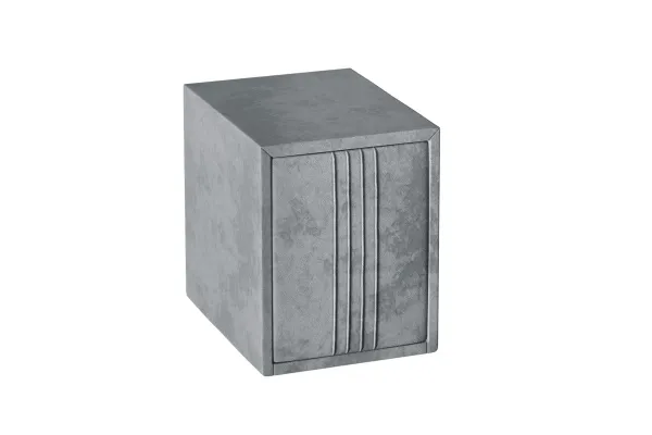 Тумба мягкая "Севилья" Вариант 2 Тиффани серый