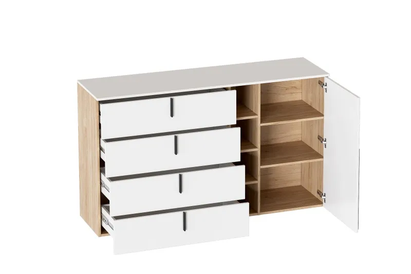 Комод 4 ящ 1 дв "Ренн"