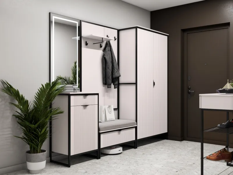 Тумба 1 ящ "Нора" прихожая Персидский жемчуг