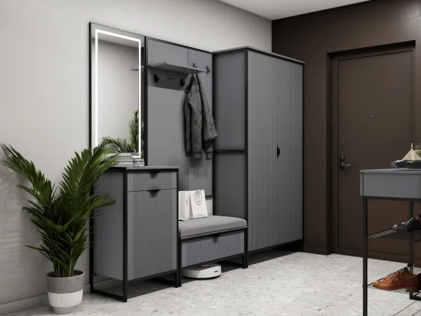 Тумба 1 дв и 1 ящ "Нора" прихожая