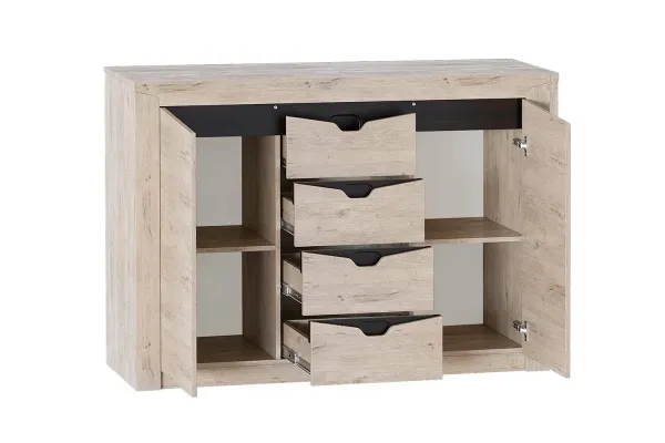 Тумба с 4 ящиками и 2 дверцами "Соренто" спальня